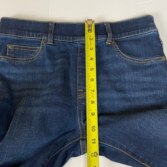 Spanx Jeans Women's Blue Ankle Skinny Denim High Rise 20342R Size Medium - Picture 9 of 11